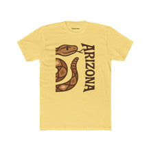 Load image into Gallery viewer, Arizona Snake Unisex Cotton Crew Tee - Casual Style for Nature Lovers - Kactus Jock