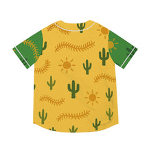 Load image into Gallery viewer, Vibrant Desert-Themed Men's Baseball Jersey, AOP Summer Apparel, Perfect for Travel - Kactus Jock