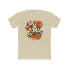 Load image into Gallery viewer, Floral Zona Unisex Cotton Crew Tee, Vintage Aesthetic Shirt, Casual Daily Wear - Kactus Jock