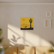 Load image into Gallery viewer, Series 1 Desert Road Runner Canvas Art Print - Vibrant Wall Decor for Nature Lovers - Kactus Jock