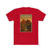Load image into Gallery viewer, Sedona Arizona Vintage Unisex Cotton Crew Tee - Ideal for Travel Lovers - Kactus Jock