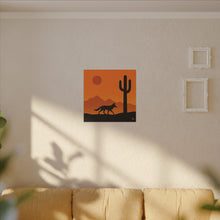 Load image into Gallery viewer, Series 2 Desert Road Runner Canvas Art Print - Vibrant Wall Decor for Nature Lovers - Kactus Jock