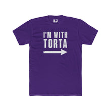 Load image into Gallery viewer, I'm With Torta T-Shirt - Funny Foodie Tee with Arrow - Kactus Jock