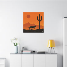 Load image into Gallery viewer, Series 2 Desert Road Runner Canvas Art Print - Vibrant Wall Decor for Nature Lovers - Kactus Jock