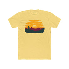 Load image into Gallery viewer, Sunset Desert Scene Unisex Cotton Crew Tee, Graphic T-Shirt, Casual Wear - Kactus Jock