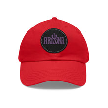 Load image into Gallery viewer, Arizona Dad Hat with Leather Patch - Casual Style for Outdoor Adventures - Kactus Jock