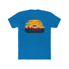 Load image into Gallery viewer, Sunset Desert Scene Unisex Cotton Crew Tee, Graphic T-Shirt, Casual Wear - Kactus Jock