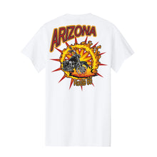 Load image into Gallery viewer, Toddler Arizona Route 66 Flaming Motorcycle Graphic Tee