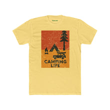 Load image into Gallery viewer, Camping Life Unisex Cotton Crew Tee - Adventure T-Shirt for Outdoor Enthusiasts - Kactus Jock
