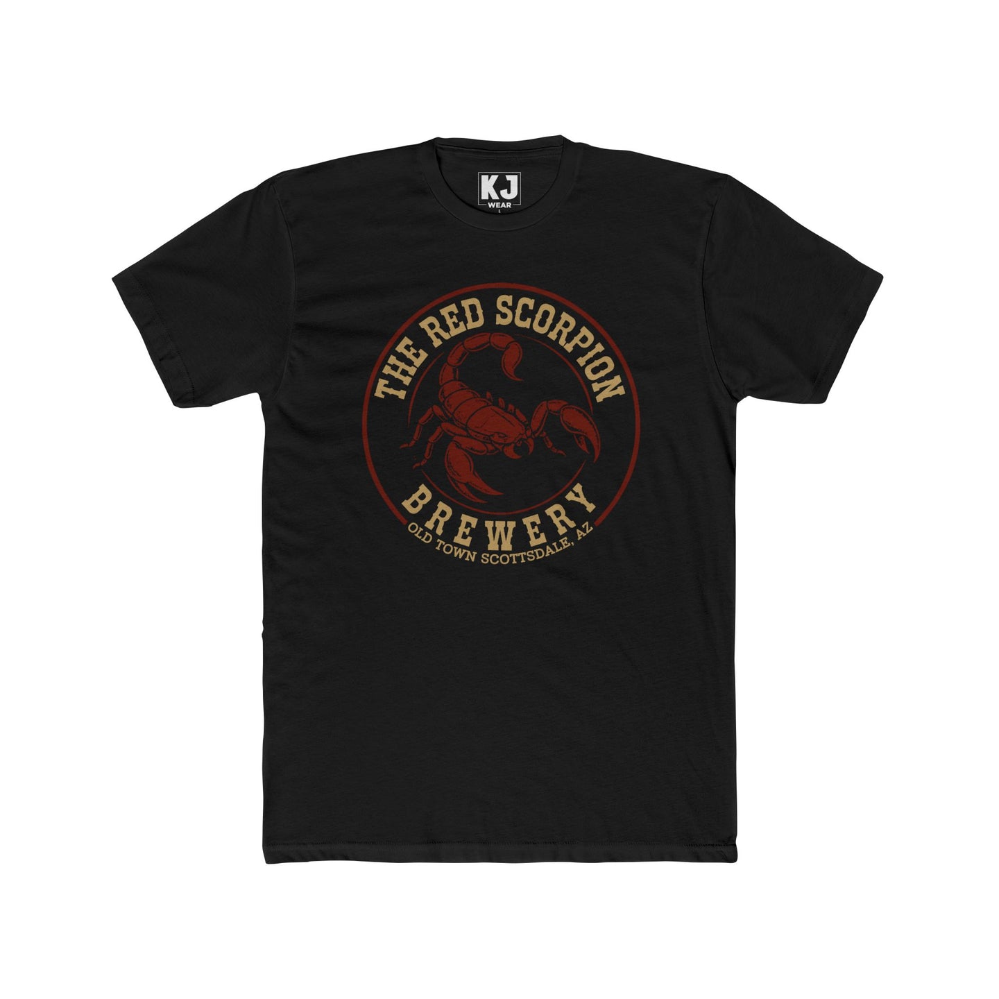 Red Scorpion Brewery Unisex Cotton Crew Tee – Fun Graphic T-Shirt for Craft Beer Lovers