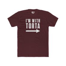Load image into Gallery viewer, I'm With Torta T-Shirt - Funny Foodie Tee with Arrow - Kactus Jock
