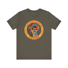 Load image into Gallery viewer, Cactus Carlos Coffee Tee - Fun Unisex Jersey Shirt, Great for Coffee Lovers, Gifts for Baristas, Summer Outings, Cute Casual Wear - Kactus Jock
