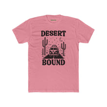 Load image into Gallery viewer, Desert Bound Unisex Cotton Crew Tee, Summer T-Shirt, Travel Tee, Fun Vacation Shirt - Kactus Jock
