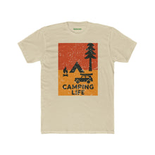 Load image into Gallery viewer, Camping Life Unisex Cotton Crew Tee - Adventure T-Shirt for Outdoor Enthusiasts - Kactus Jock

