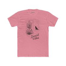 Load image into Gallery viewer, Desert Vibes Unisex Cotton Crew Tee, Bohemian T-Shirt, Summer Style Shirt - Kactus Jock
