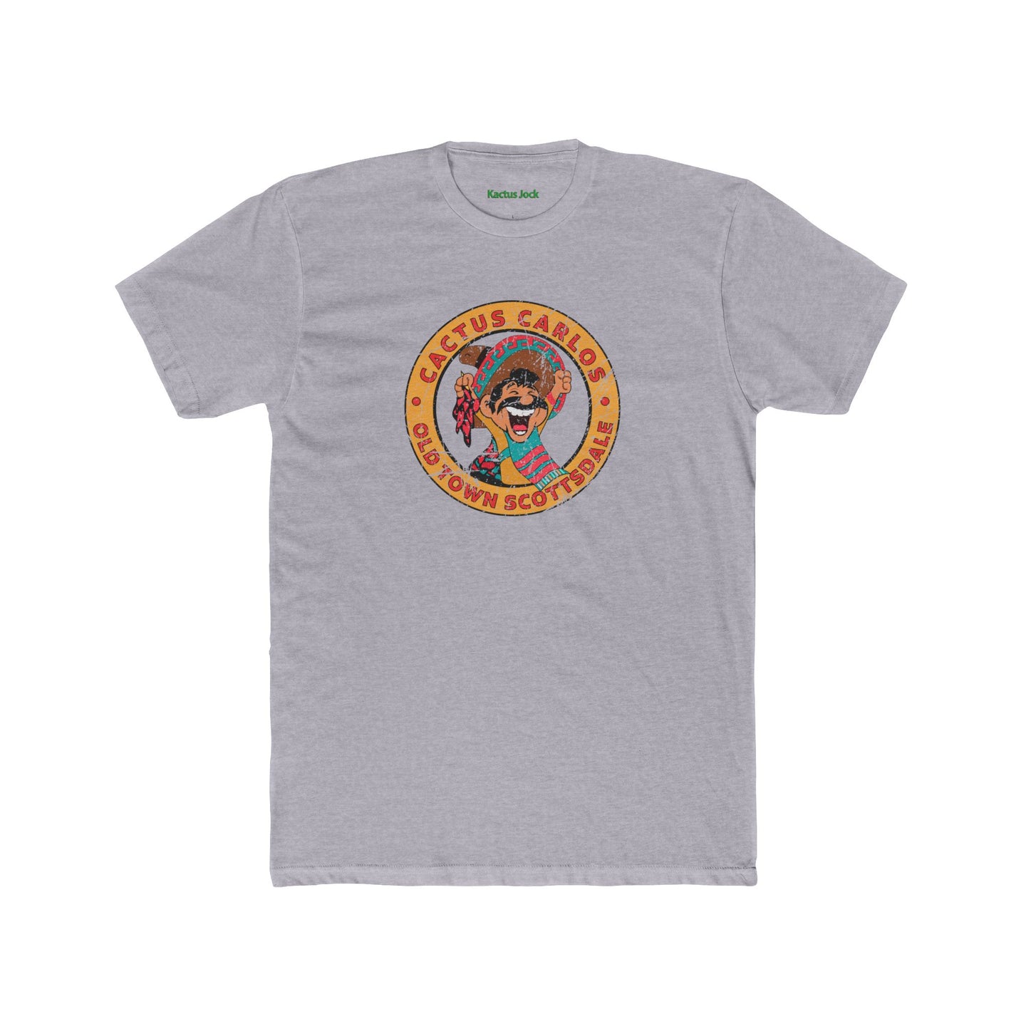 Retro Cactus Graphic Tee, Unisex Cotton T-Shirt, Casual Wear, Gift for Nature Lovers, Summer Fashion Cactus Carlos