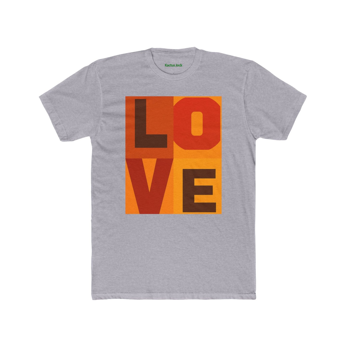 Love Vibes Unisex Cotton Crew Tee - Perfect Gift  - Kactus Jock