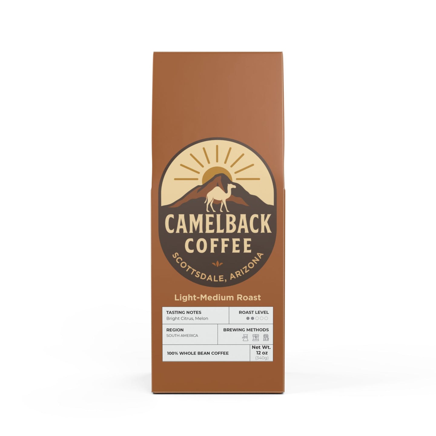 Colombia Single Origin Coffee (Light-Medium Roast) Camelback Coffee - Old Town Scottsdale, Arizona