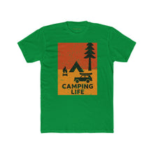 Load image into Gallery viewer, Camping Life Unisex Cotton Crew Tee - Adventure T-Shirt for Outdoor Enthusiasts - Kactus Jock
