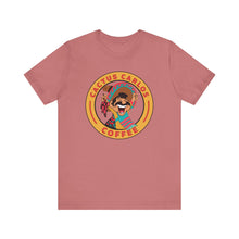 Load image into Gallery viewer, Cactus Carlos Coffee Tee - Fun Unisex Jersey Shirt, Great for Coffee Lovers, Gifts for Baristas, Summer Outings, Cute Casual Wear - Kactus Jock
