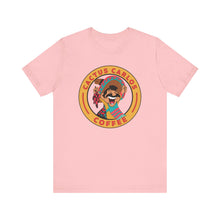 Load image into Gallery viewer, Cactus Carlos Coffee Tee - Fun Unisex Jersey Shirt, Great for Coffee Lovers, Gifts for Baristas, Summer Outings, Cute Casual Wear - Kactus Jock

