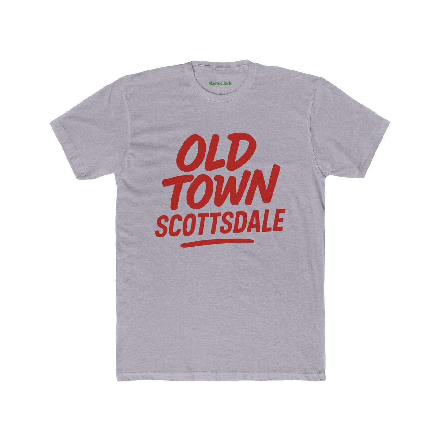 Old Town Scottsdale Unisex Cotton Crew Tee - Comfortable Casual Wear - Kactus Jock