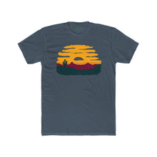 Load image into Gallery viewer, Sunset Desert Scene Unisex Cotton Crew Tee, Graphic T-Shirt, Casual Wear - Kactus Jock
