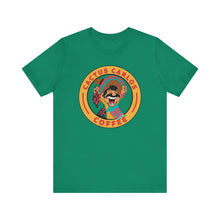 Load image into Gallery viewer, Cactus Carlos Coffee Tee - Fun Unisex Jersey Shirt, Great for Coffee Lovers, Gifts for Baristas, Summer Outings, Cute Casual Wear - Kactus Jock
