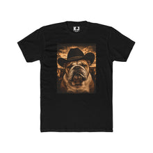 Load image into Gallery viewer, Bulldog Cowboy Tee - Vintage Western Dog Graphic T-Shirt - Kactus Jock
