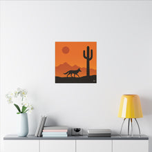 Load image into Gallery viewer, Series 2 Desert Road Runner Canvas Art Print - Vibrant Wall Decor for Nature Lovers - Kactus Jock
