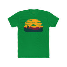 Load image into Gallery viewer, Sunset Desert Scene Unisex Cotton Crew Tee, Graphic T-Shirt, Casual Wear - Kactus Jock
