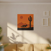 Load image into Gallery viewer, Series 2 Desert Road Runner Canvas Art Print - Vibrant Wall Decor for Nature Lovers - Kactus Jock
