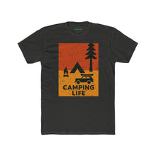 Load image into Gallery viewer, Camping Life Unisex Cotton Crew Tee - Adventure T-Shirt for Outdoor Enthusiasts - Kactus Jock
