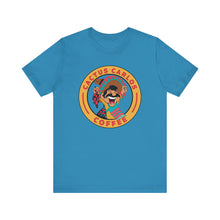 Load image into Gallery viewer, Cactus Carlos Coffee Tee - Fun Unisex Jersey Shirt, Great for Coffee Lovers, Gifts for Baristas, Summer Outings, Cute Casual Wear - Kactus Jock
