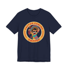 Load image into Gallery viewer, Cactus Carlos Coffee Tee - Fun Unisex Jersey Shirt, Great for Coffee Lovers, Gifts for Baristas, Summer Outings, Cute Casual Wear - Kactus Jock
