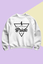 Load image into Gallery viewer, Bachelorette Crewneck - Old Town Scottsdale, AZ - Bride (Black)
