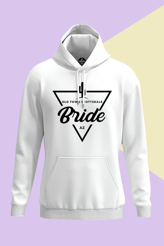 Bachelorette Hoodie - Old Town Scottsdale, AZ - Bride (Black)