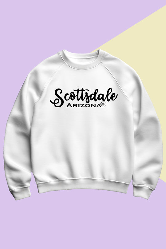 Old Town Scottsdale, AZ - Scottsdale Sun Script Crewneck